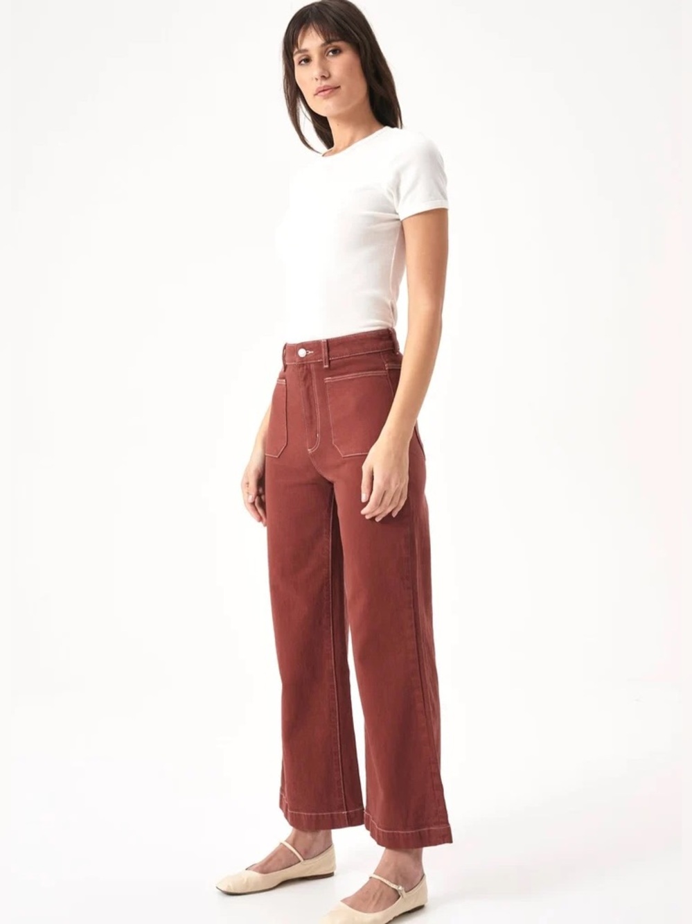 ROLLA'S Sailor Jean in Comfort Brick Size 26